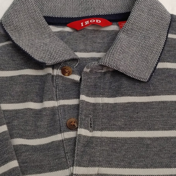 Izod Men's Striped Polo - Picture 5 of 5